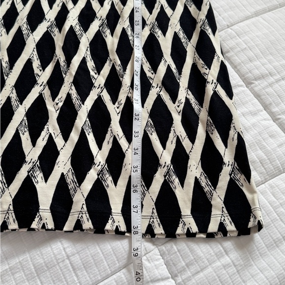 J. McLaughlin sleeveless workwear dress with diamond pattern, size S - Picture 5 of 8
